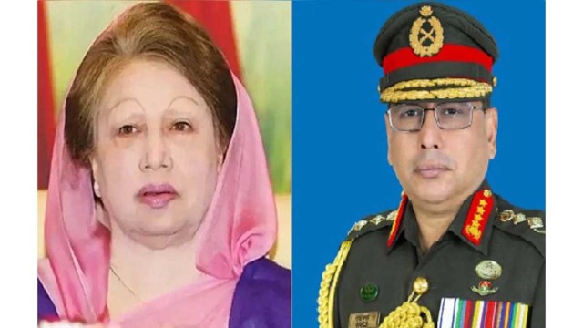 খালেদা জিয়ার সঙ্গে দেখা করতে খালেদা জিয়ার বাসায় গিয়েছেন সেনাপ্রধান