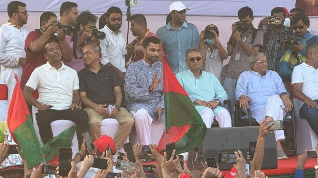 চট্টগ্রামে বিএনপির  'তারুণ্যের সমাবেশে তামিম ইকবাল
